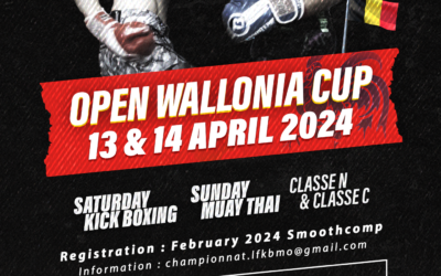 Inscriptions ouvertes : Wallonia cup – kick boxing & muay thai